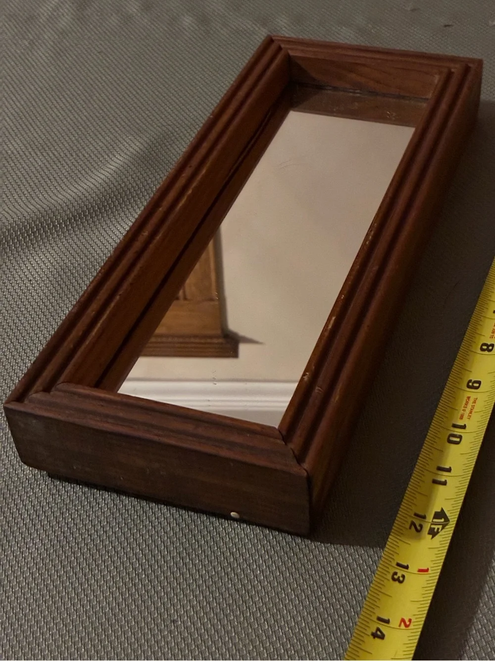 Pair of Vintage Wooden Framed Mirrors